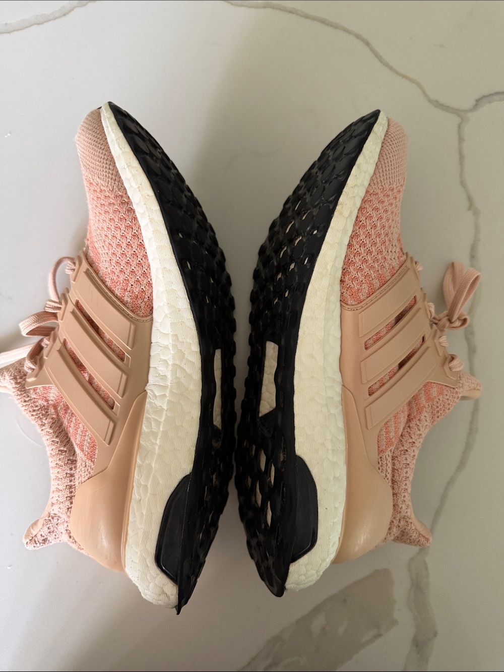 adidas Women's ultraBoost Running Shoe - Pale Pink/Blush - Picture 10 of 14